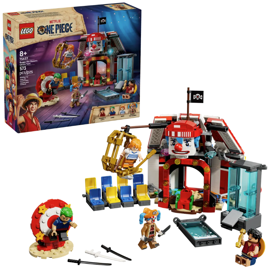 LEGO® ONE PIECE Buggy the Clown's Circus Tent – LEGOLAND