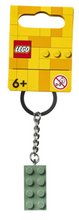 Load image into Gallery viewer, 2x4 LEGO® Brick Keychain Sand Green -Engravable