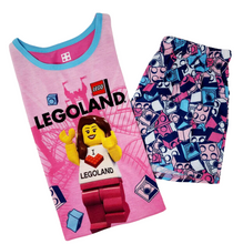 Load image into Gallery viewer, EXCLUSIVE LEGOLAND® I Heart LEGOLAND Pajamas 2-PCS Set PINK