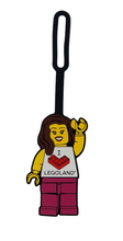 Load image into Gallery viewer, EXCLUSIVE! LEGO® "I LOVE LEGOLAND®" Girl Luggage Tag