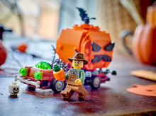 Load image into Gallery viewer, Jack-O'-Lantern Pickup Truck