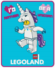 Load image into Gallery viewer, LEGOLAND® EXCLUSIVE! LEGO® Unicorn Wishes Throw