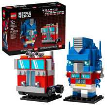 Load image into Gallery viewer, Optimus Prime Robot & Vehicle BrickHeadz™