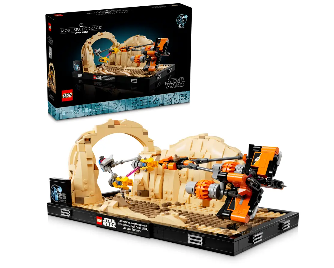 【新品・未使用】STAR WARS EPISODE II コレクションステージ Star Wars™ Mos Espa Podrace™ Diorama – LEGOLAND® California Resort