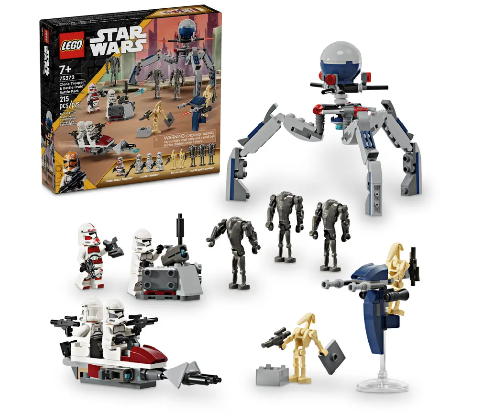 ララ Star Wars™ Clone Trooper™ & Battle Droid™ Battle Pack – LEGOLAND