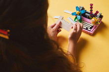 Load image into Gallery viewer, Typewriter with Flowers 3-in-1