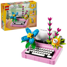 Load image into Gallery viewer, Typewriter with Flowers 3-in-1