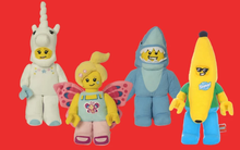 Load image into Gallery viewer, Unicorn Girl LEGO® Minifigure Plush
