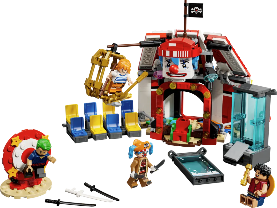 LEGO® ONE PIECE Buggy the Clown's Circus Tent – LEGOLAND