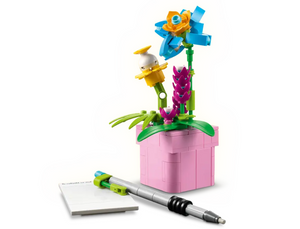 Typewriter with Flowers 3-in-1