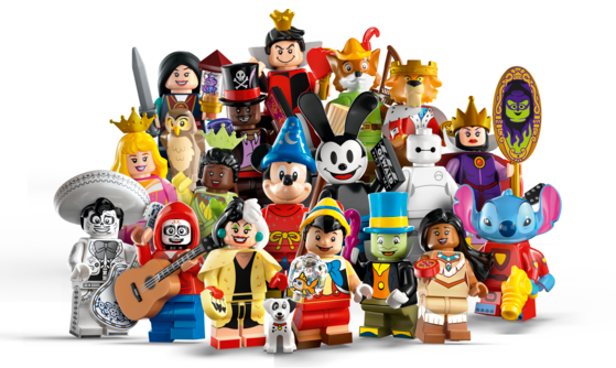 LEGO® Disney 100 Mystery Minifigures™ Buy a Sealed Case of 36