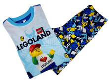 Load image into Gallery viewer, EXCLUSIVE LEGOLAND® I Heart LEGOLAND Pajamas 2-PCS Set BLUE
