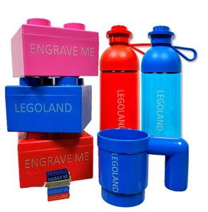 LEGO® Hydration Bottle Red -Engravable