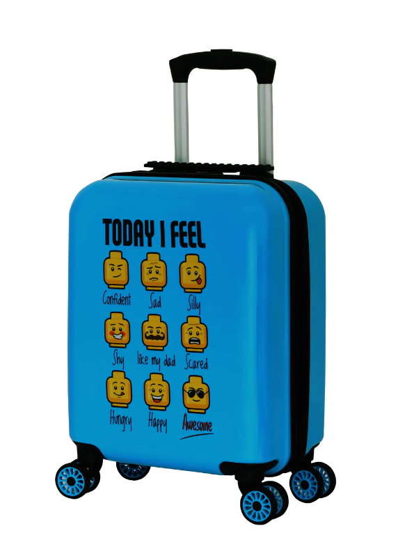 Lego rolling luggage shop