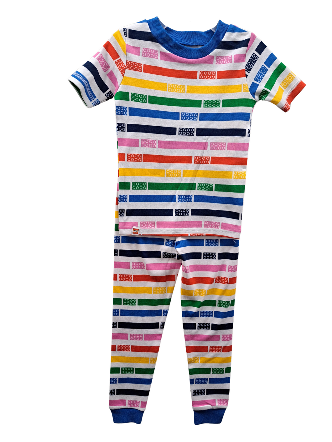 EXCLUSIVE LEGO® Iconic Brick Stripes 2PC Pant Pajama Set