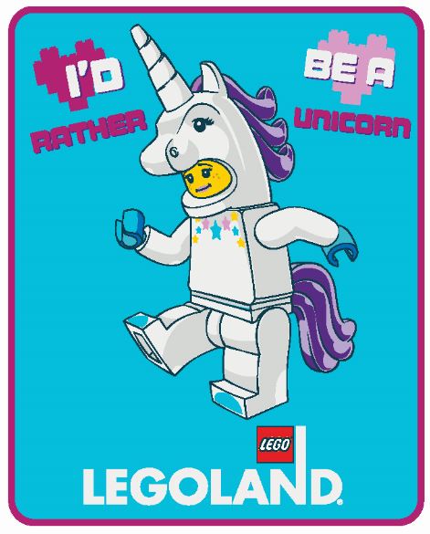 LEGOLAND® EXCLUSIVE! LEGO® Unicorn Wishes Throw