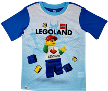 Load image into Gallery viewer, EXCLUSIVE LEGOLAND® I Heart LEGOLAND Pajamas 2-PCS Set BLUE
