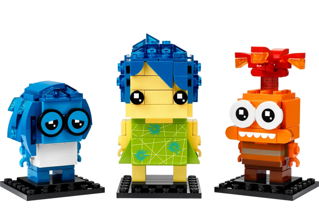 Disney and Pixar Joy, Sadness & Anxiety BrickHeadz™