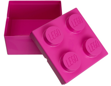 Load image into Gallery viewer, LEGO® 2X2 STORAGE BRICK PINK -Engravable
