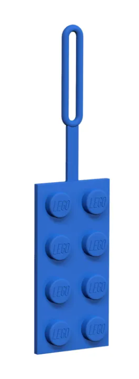 LEGO® Iconic 2x4 Brick Luggage Tag - BLUE