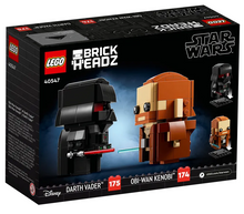 Load image into Gallery viewer, LEGO® Star Wars™ BrickHeadz™ Obi-Wan Kenobi™ &amp; Darth Vader™
