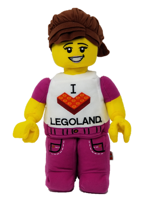 I Heart LEGOLAND® Girl Minifigure Plush