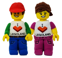 Load image into Gallery viewer, I Heart LEGOLAND® Girl Minifigure Plush
