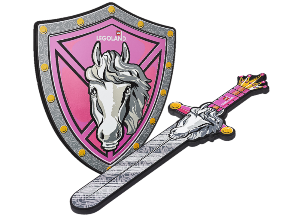 LEGOLAND® EXCLUSIVE! Princess Horse Foam Sword & Shield Set