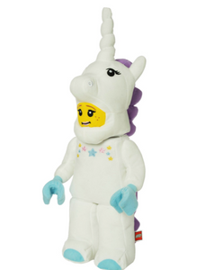 Unicorn Girl LEGO® Minifigure Plush